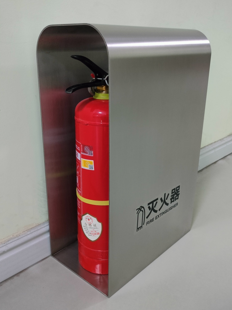 德国日本进口不锈钢灭火器箱酒店商场专用加厚灭火器收纳箱消防器
