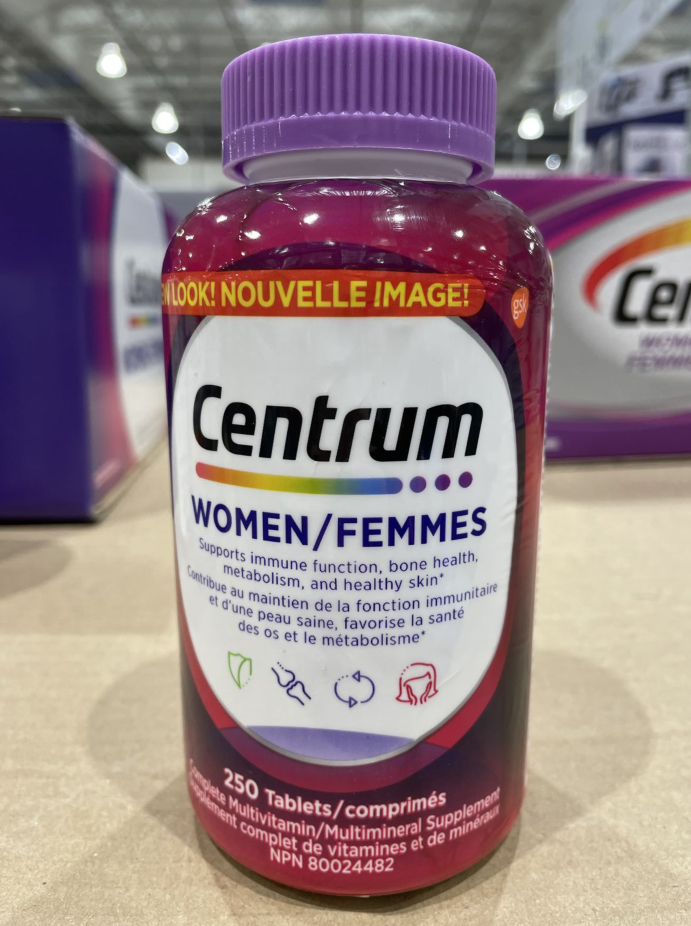 2瓶减10/4瓶减30加拿大善存CENTRUM女性复合维生素矿物质19-50岁