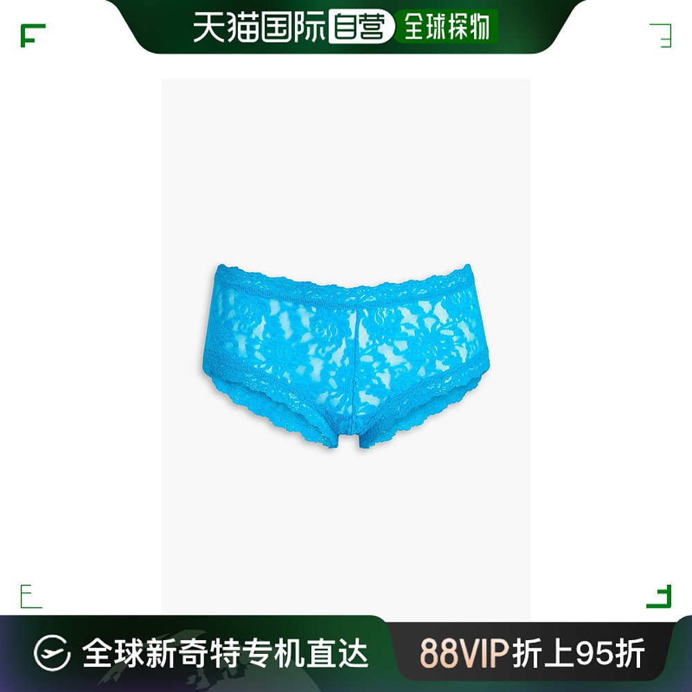 香港直邮潮奢 HANKY PANKY 汉基帕基 女士 标志弹力蕾丝中腰内裤