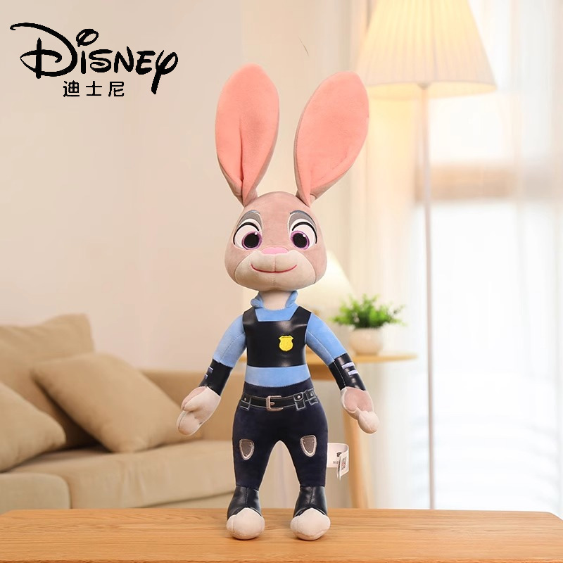 迪士尼正版疯狂动物城兔子警官朱迪狐狸尼克玩偶公仔毛绒玩具娃娃