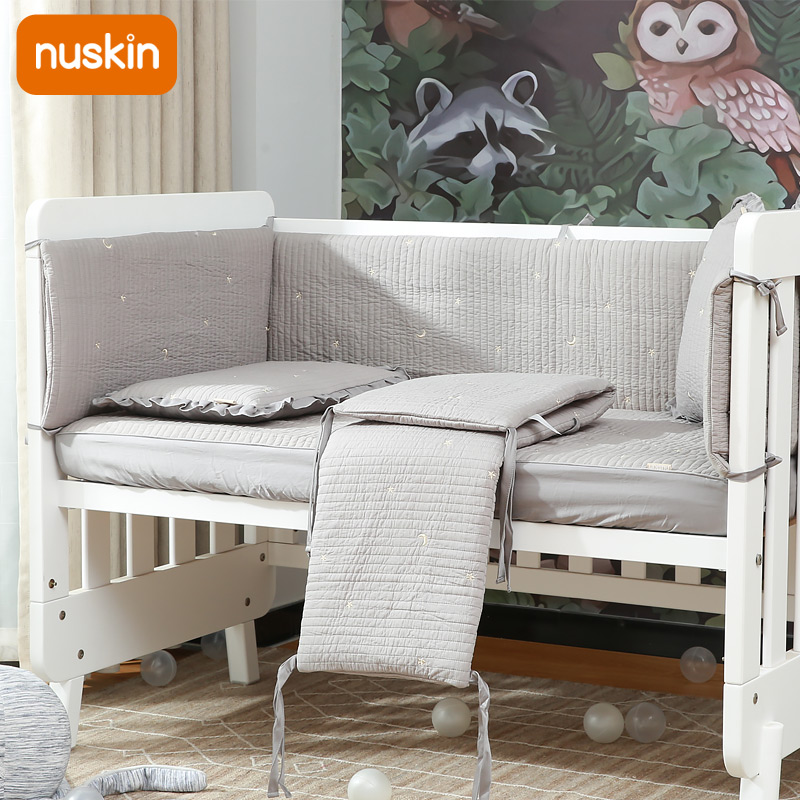 nuskin婴儿床床围拼接大床软包宝宝床围栏防撞儿童床护挡