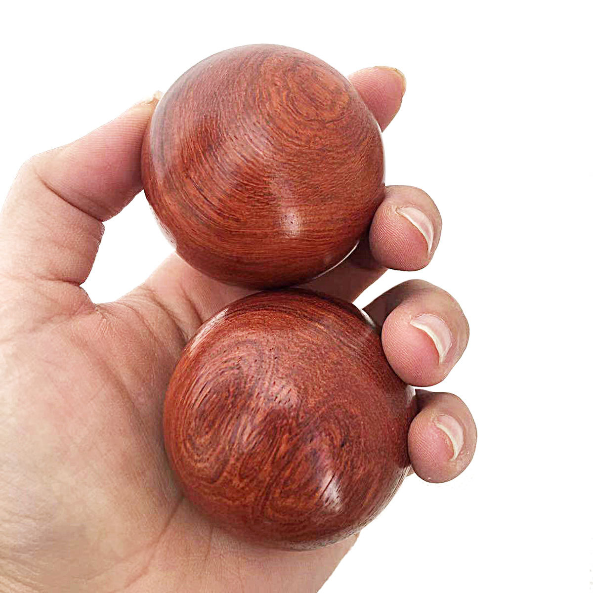 花梨木手球红木手球木质健身球健手球木质把玩工艺