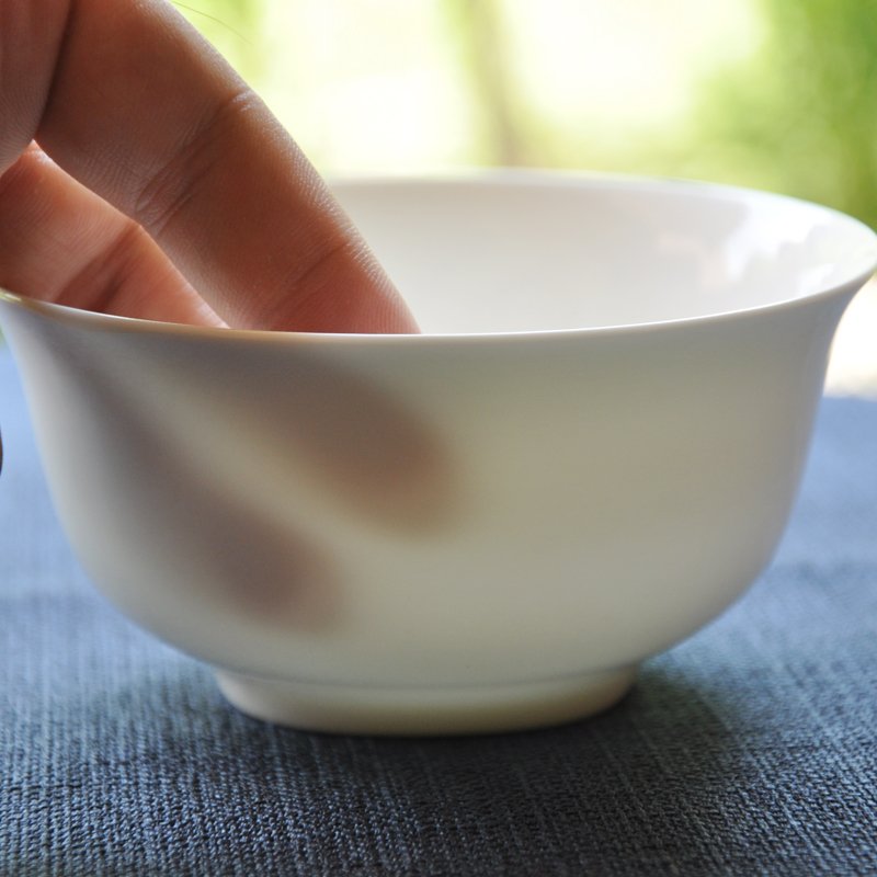 后海骨瓷纯白碗菜碗家用沙拉碗陶瓷酸奶碗6英寸面碗4.5英寸饭碗