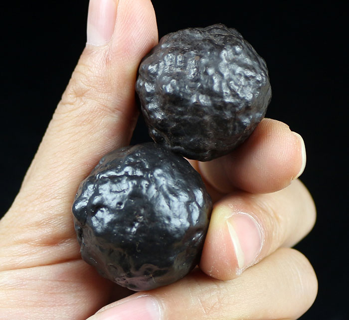 天玉奇石精品天然石陨石保健球BJQ-8号32mm×30毫米新品现货销售