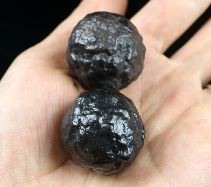 天玉奇石精品天然石陨石保健球BJQ-8号32mm×30毫米新品现货销售